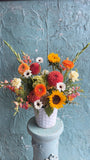 Sunburst Dahlia basket
