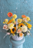 Golden sunshine garden basket