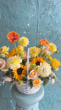 Golden sunshine garden basket