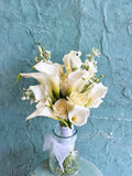 Wedding bouquet——-Calla lily Eternal