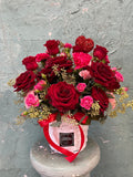 Red Rose Luxury Basket