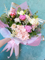 Blushing garden