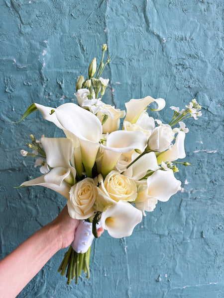 Wedding bouquet——-Calla lily Eternal