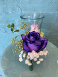 Boutonniere---Dark purple