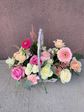 Pink, Cream and White Flowers Arrangements