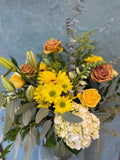 Golden Serenity Vase Arrangement