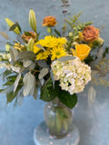 Golden Serenity Vase Arrangement