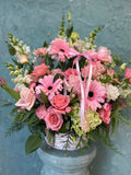 Pink Garden Romance Arrangement