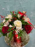 Holiday Reindeer Floral Arrangement