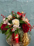 Holiday Reindeer Floral Arrangement