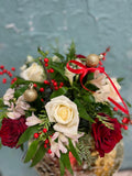 Holiday Reindeer Floral Arrangement
