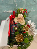 Golden Holiday Wine Gift Set