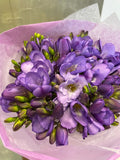 Freesia Purple bouquet