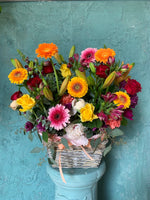 Mixed Flowers Basket