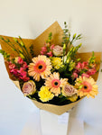 Pastel Color mixed flowers in the box