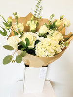Pure Cream & White flowers in the box