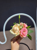 Peach & pink love Corsage
