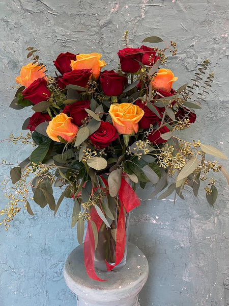 Sunset Romance Vase