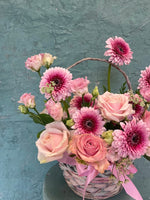 Blush Elegance Basket