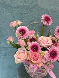 Blush Elegance Basket