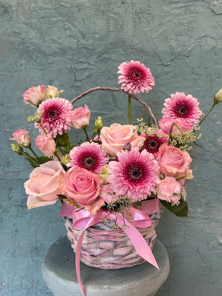 Blush Elegance Basket