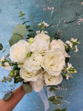Wedding bouquet - White Roses of Love