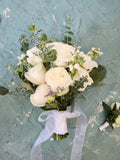Wedding bouquet - White Roses of Love