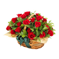 Crimson Rose Basket