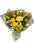 Yellow Flowers With White Poppies Bouquet