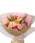 Pink, Purple and Yellow Flowers Bouquet